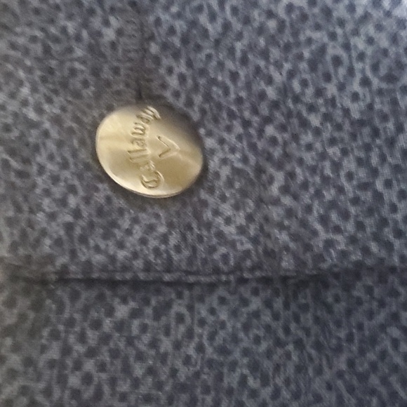 Callaway Shorts Mens Size 36 Blue Dotted Pattern Wallpaper Golf Flat Fro… - Picture 3 of 8